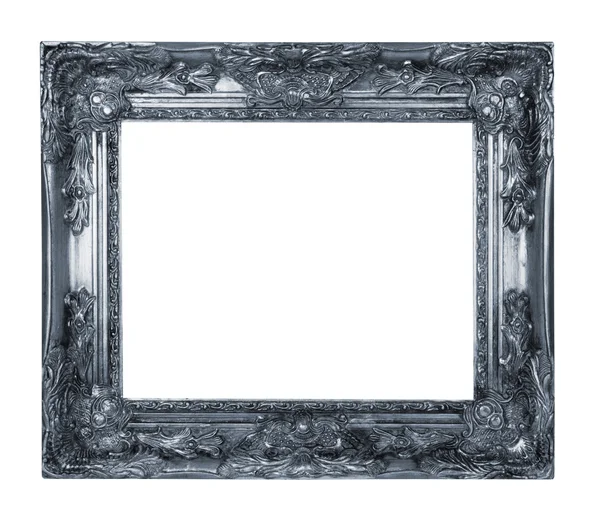 Antique silver frame — Stock Photo, Image