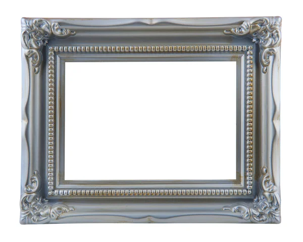 Antique silver frame — Stock Photo, Image