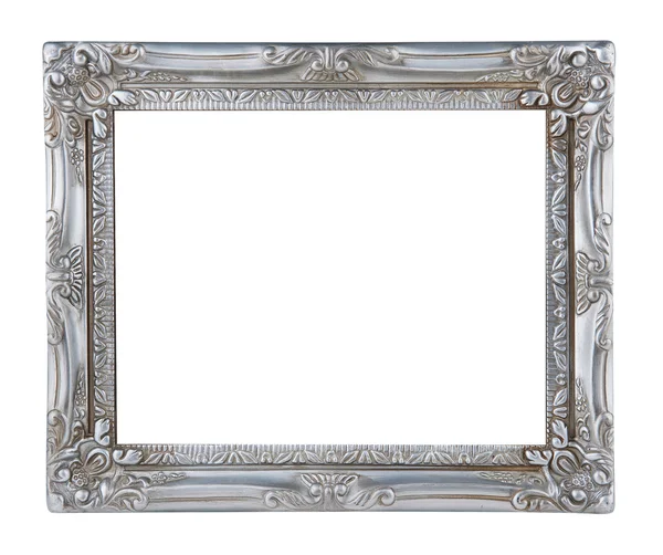 Antique silver frame — Stock Photo, Image