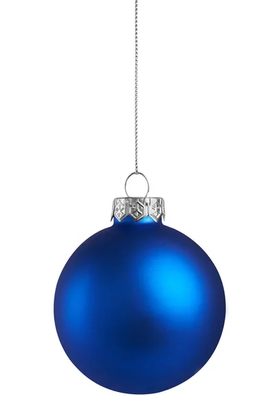 Blue Christmas Bal — Stock Photo, Image