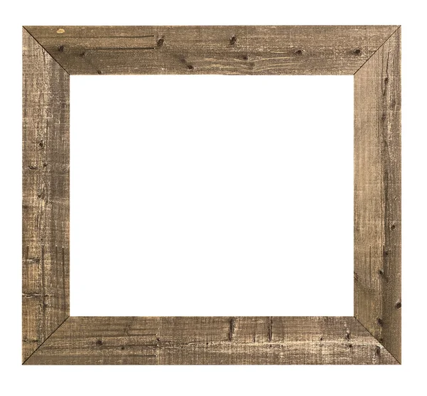 Empty old wood frame — Stock Photo, Image