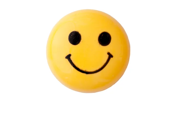 Ο μαγνήτης ψυγείου - ένα χαμογελαστό πρόσωπο — Φωτογραφία Αρχείου