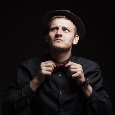 Çılgın işadamı komik surat