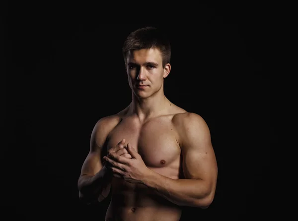 근육 섹시 한 젊은 남자 — 스톡 사진