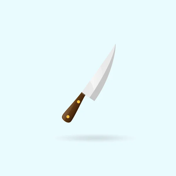 ヨーロッパのキッチン ナイフ — ストックベクタ