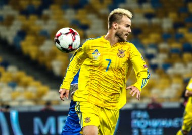 Ukraynalı kanat oyuncusu Andriy Yarmolenko 