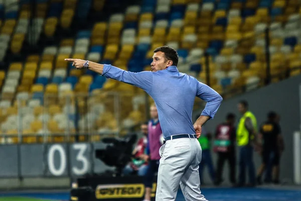 Treinador principal da Ucrânia Andriy Shevchenko — Fotografia de Stock