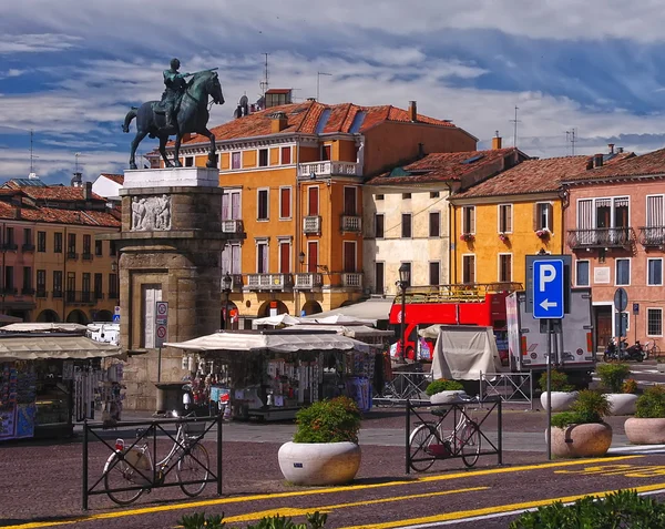 Old square in Padua, Italy