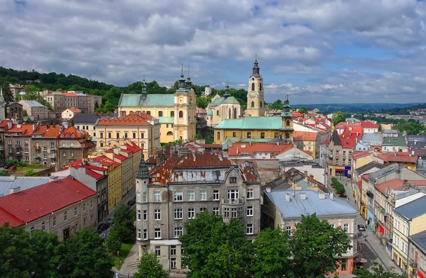 Вид з центру міста Перемишль — стокове фото