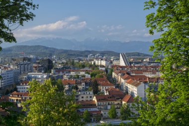 panoramik şehir ljubljana, Slovenya
