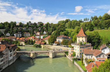 Ismarlayarak Aare Nehri Bern, İsviçre