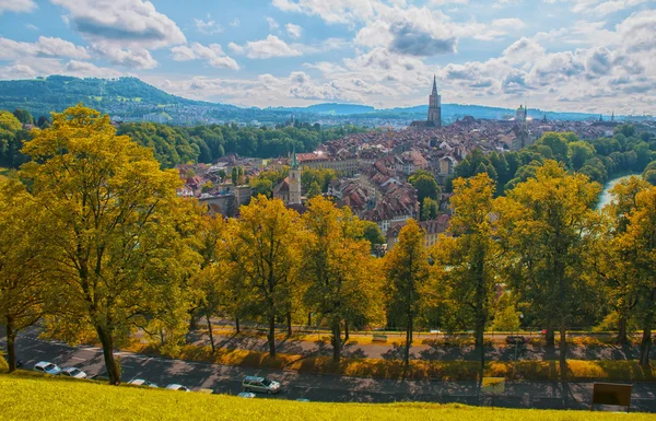 Blick auf die Altstadt von bern, Schweiz — Stockfoto