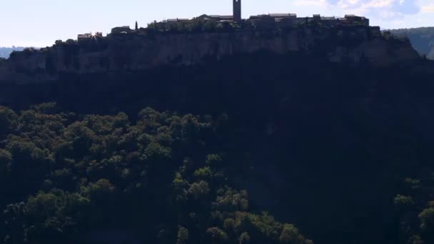 Civita Bagnoregio Encuentra Lazio Provincia Viterbo También Conocida Como Ciudad — Vídeos de Stock