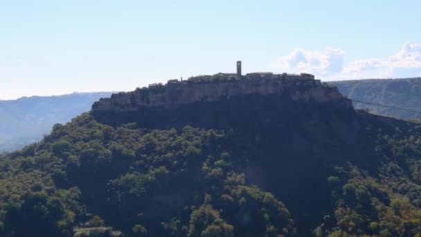 Civita Bagnoregio Está Localizado Lácio Província Viterbo Também Conhecida Como — Vídeo de Stock