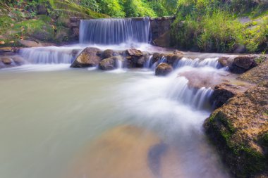 Junjong şelale güzel panoramik