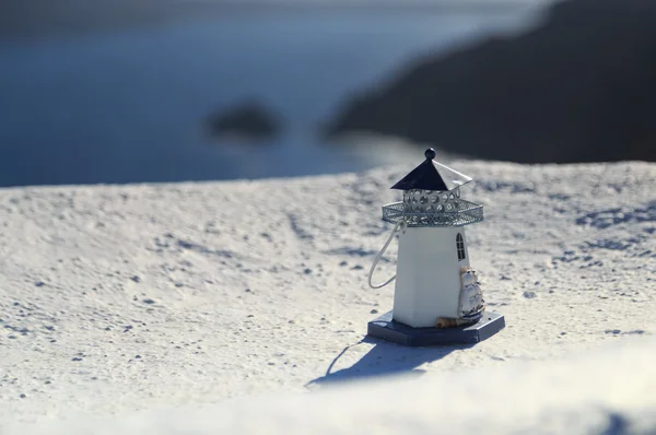 Ege Denizi'ne bakan korkuluk Hediyelik eşya deniz feneri