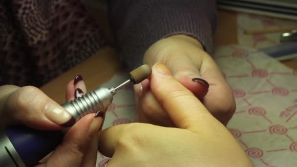 Sprzęt do Manicure, Pranie ręczne — Wideo stockowe