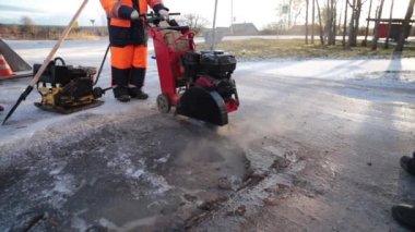Asfalt Derz kesici kaldırma
