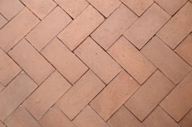 Kahverengi tuğla zemin