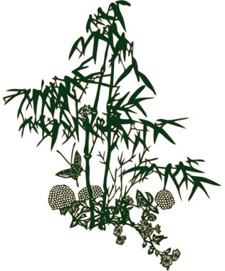 Yaprak tasarım doğa vektör çiçek