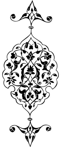 Paisley mehndi vector bloemdessin — Stockvector