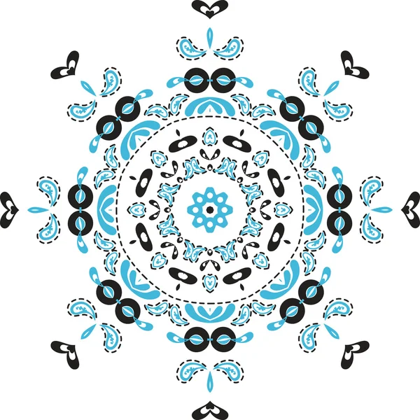 Mandala etnische Indiase afbeelding ontwerp — Stockvector