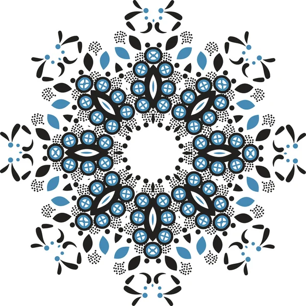 Mandala etnische Indiase afbeelding ontwerp — Stockvector