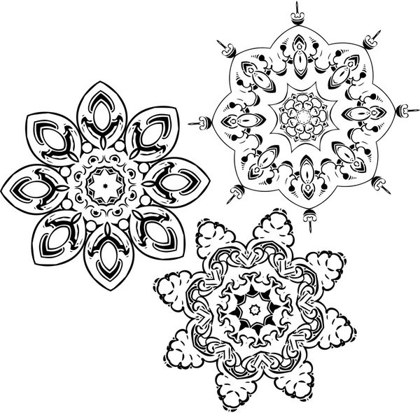 Mandala etnische Indiase afbeelding ontwerp — Stockvector