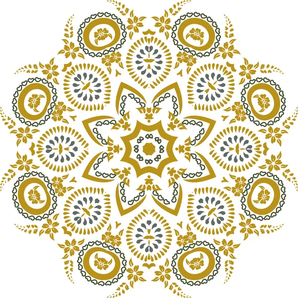 Mandala etnische Indiase afbeelding ontwerp — Stockvector