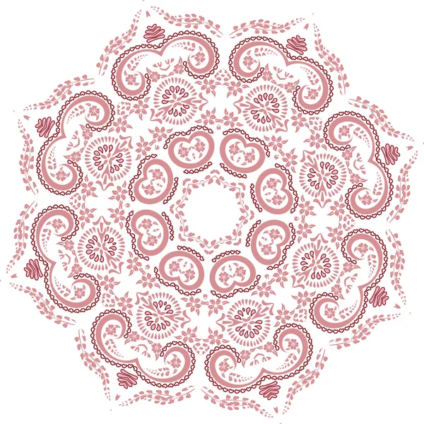 Mandala ethnische indische Illustration Design — Stockvektor