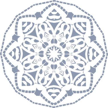 Mandala etnik Hint illüstrasyon tasarımı