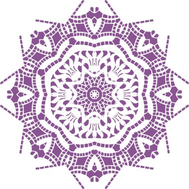 Mandala etnik Hint illüstrasyon tasarımı