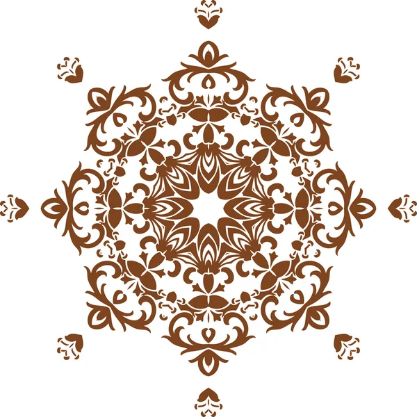 Mandala diseño de ilustración étnica india — Vector de stock