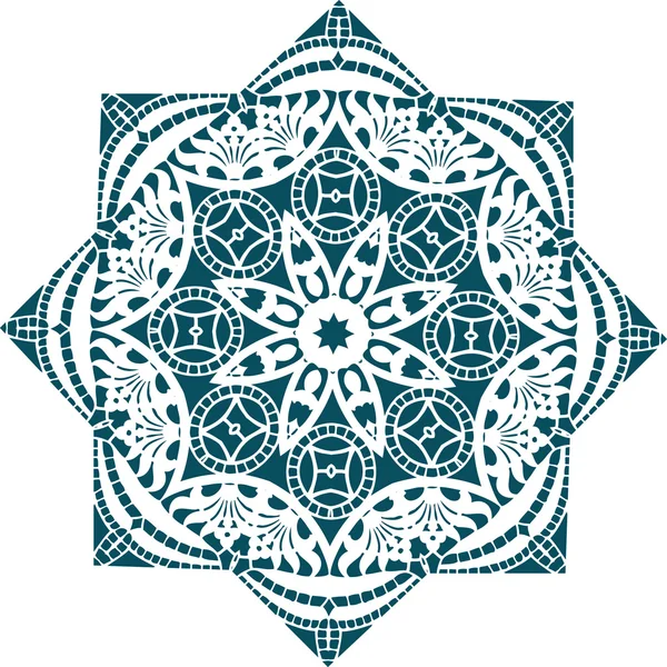 Mandala etnische Indiase afbeelding ontwerp — Stockvector