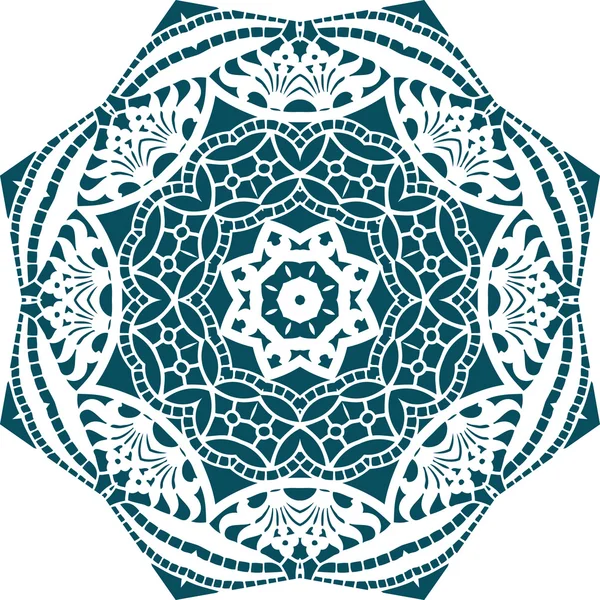 Mandala etnische Indiase afbeelding ontwerp — Stockvector