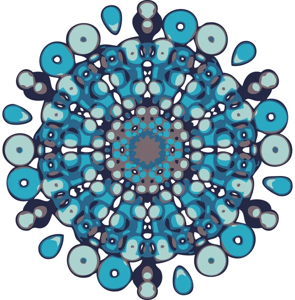 Mandala etnische Indiase afbeelding ontwerp — Stockvector