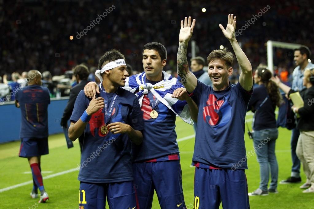 neymar jr messi suarez