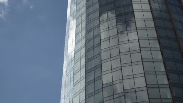 Arranha-céus de edifícios de escritórios — Vídeo de Stock