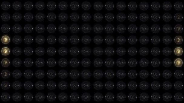 Обратный отсчет до Озила со светлыми пятнами — стоковое видео