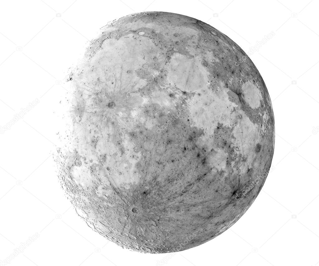 Moon inverted through a telescope. — Stock Photo © a.labunskij.gmail