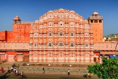 Sarayı, rüzgarlar, Hawa Mahal, Jaipur, Hindistan