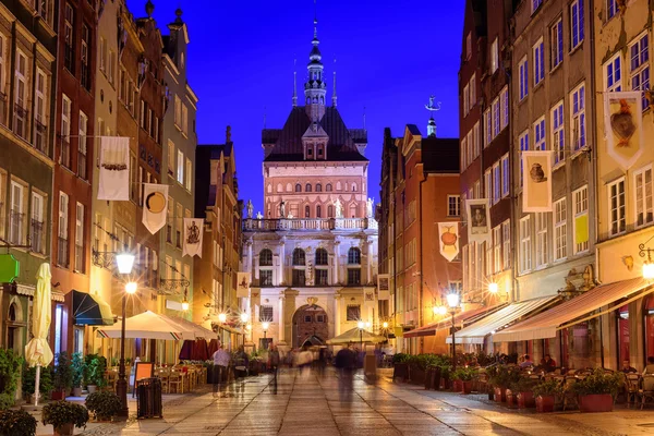 Golden Gate in the old town of Gdansk, Poland — Stock Photo, Image