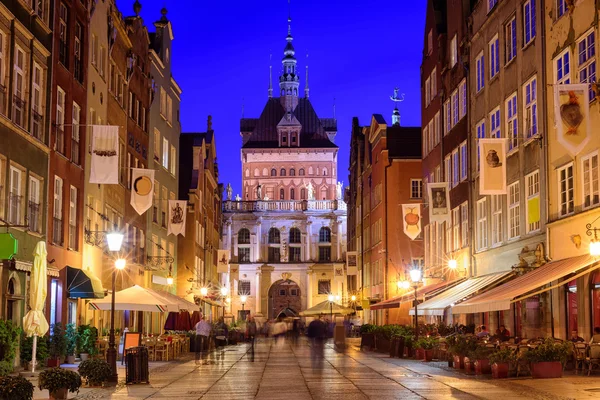 Golden Gate nel centro storico di Danzica, Polonia — Foto Stock