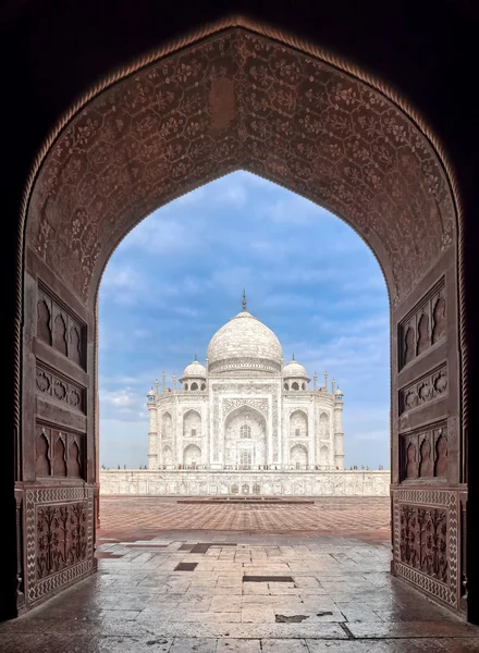 Taj mahal mauzóleum, agra, india — Stock Fotó