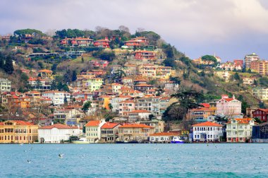 Evleri bir tepede boğaz, Istanbul, Türkiye