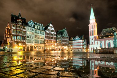 Eski kasaba Frankfurt'un ana gece, Almanya