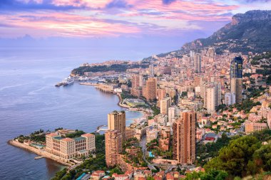 Monte Carlo, Monako renkli gündoğumu