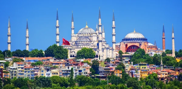 İstanbul 'un panoramik manzarası, hindi