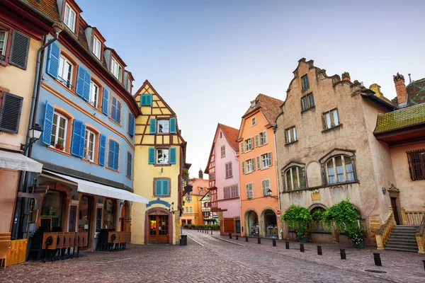 Colorful gothic houses in Colmar, France — Stock Photo, Image