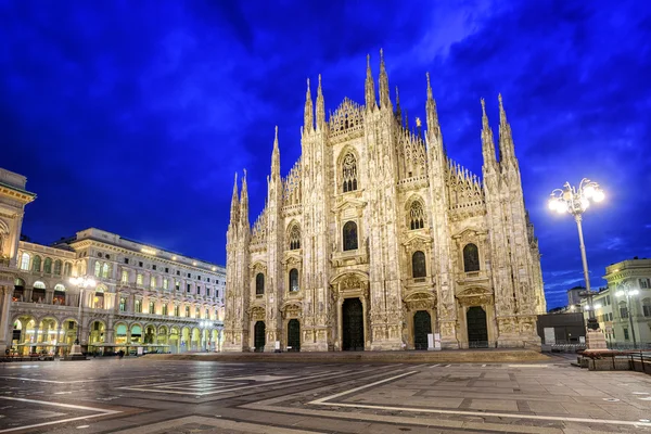 Gothic Milan Cathedral, Italy, pada pagi hari — Stok Foto